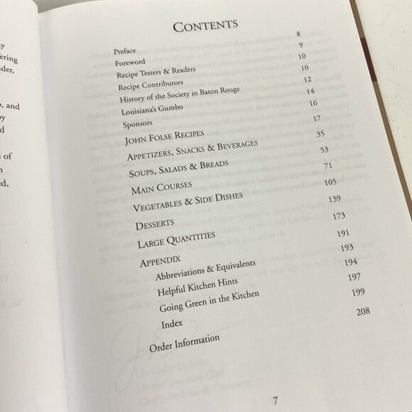 Taste & See Cookbook Society Of St Vincent De Paul Louisiana Hardcover 2009 - Picture 4 of 11